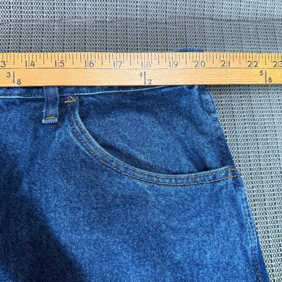 Rustler Mens Size 40x30  Blue Relaxed Fit Straight Leg Denim Jeans Rugged Wear - Picture 5 of 11